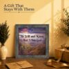 Be Still and Know gift - framed print for a mother or grandparent