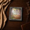 8694BW-4 Family Tree poem framed print - roots and love inspirational wall art