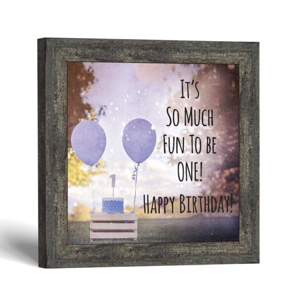 First birthday keepsake print - It's So Much Fun To Be One design by Crossroads Home Decor