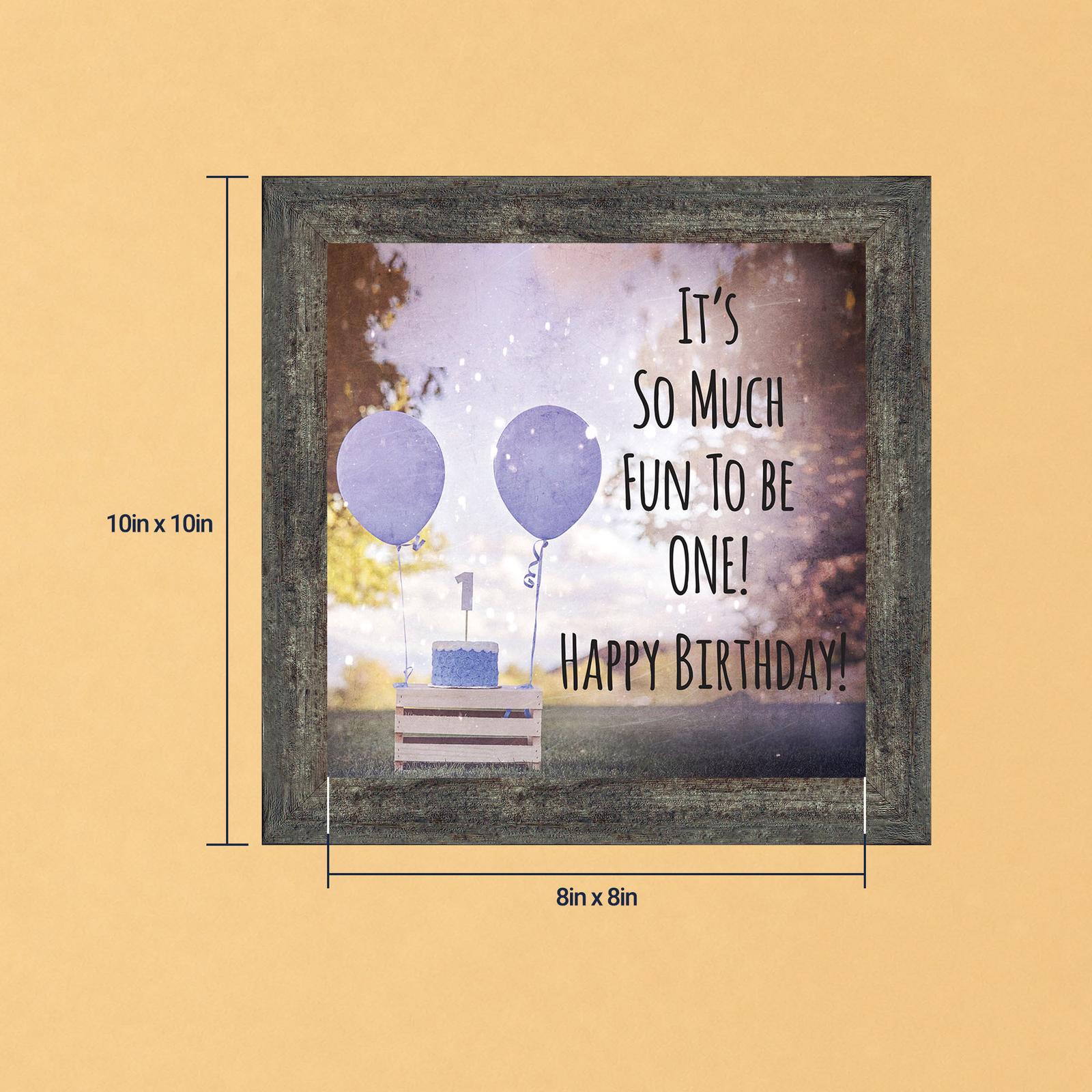 First birthday keepsake print - It's So Much Fun To Be One design by Crossroads Home Decor