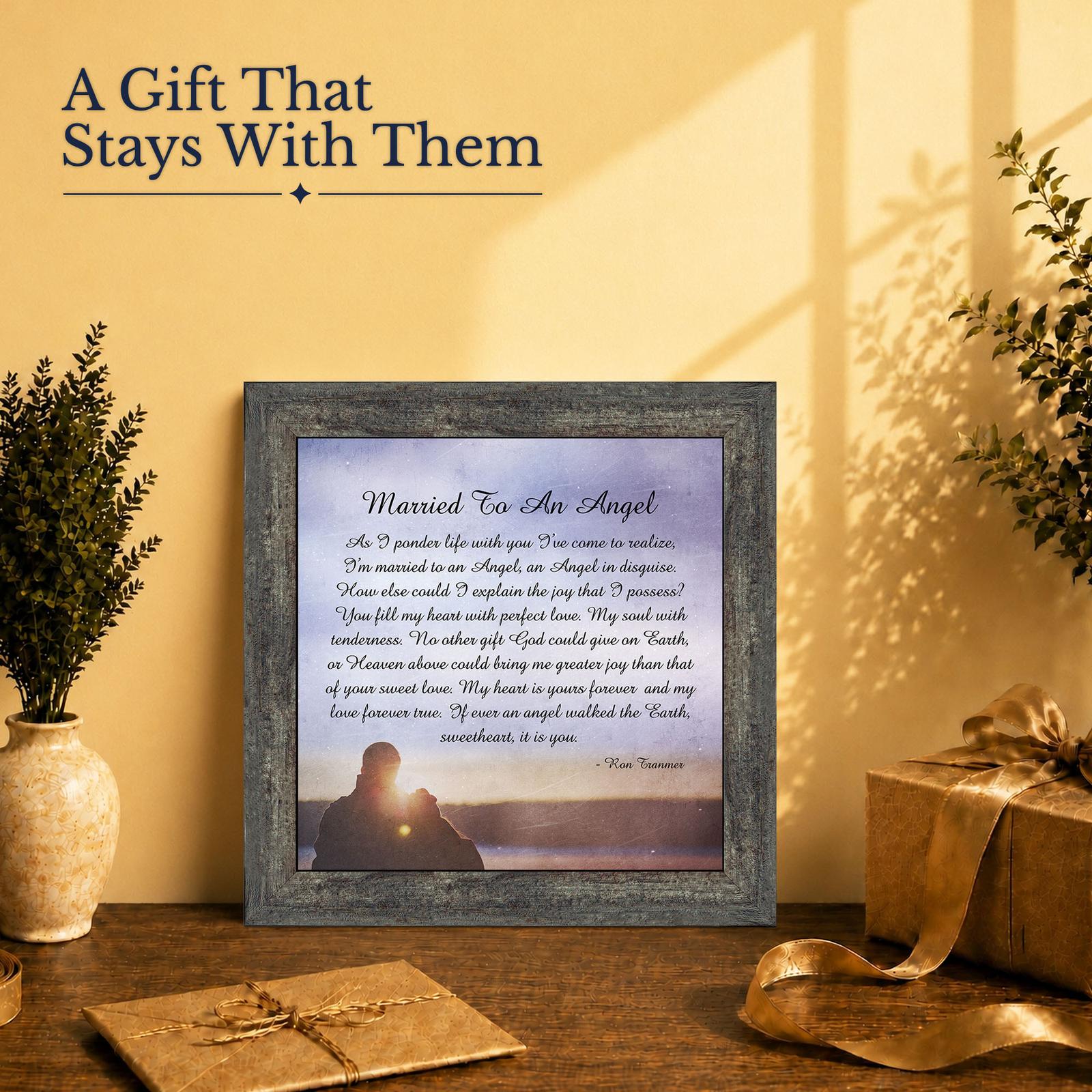 Anniversary gift - framed print for a husband or wife