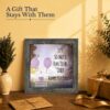 First birthday girl gift - framed print for a granddaughter or daughter