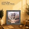 Coach gift - framed print for a baseball or softball coach