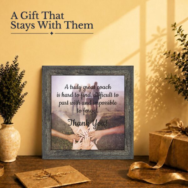 Coach gift - framed print for a baseball or softball coach