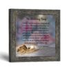 Wedding Ring Poem Framed Print - Ron Tranmer Poem by Crossroads Home Decor
