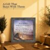 Joshua 1:9 lion wall art gift for a graduate or a son leaning on his faith