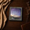 God Didn't Promise framed print - strength and comfort inspirational wall art