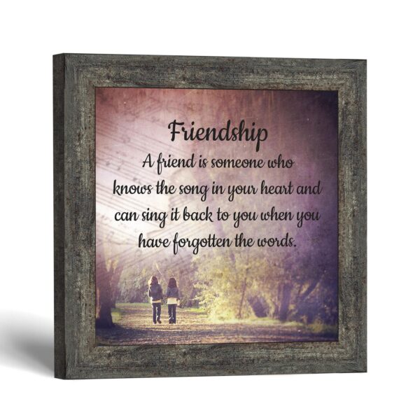 Friendship wall art framed print by Crossroads Home Decor