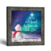 Christian snowman framed print - He Is Still Found by Crossroads Home Decor