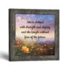 She Is Clothed With Strength and Dignity framed print by Crossroads Home Decor