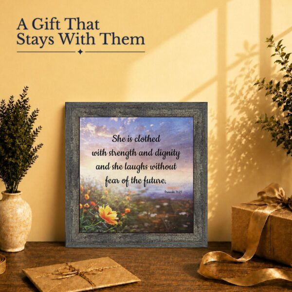 Christian gift - framed print for a mother, daughter, or friend