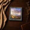 She Is Clothed With Strength and Dignity framed print - scripture inspirational wall art