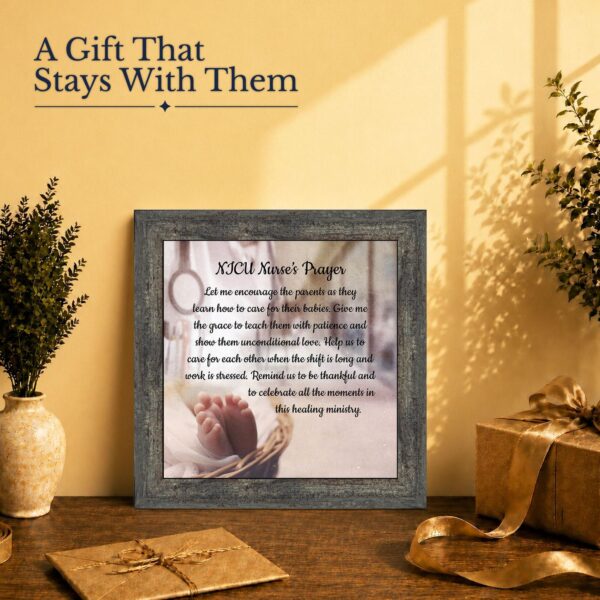 NICU nurse gift - framed print for a favorite neonatal nurse