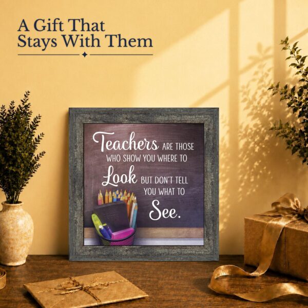Teacher chalkboard quote gift for end of year teacher appreciation