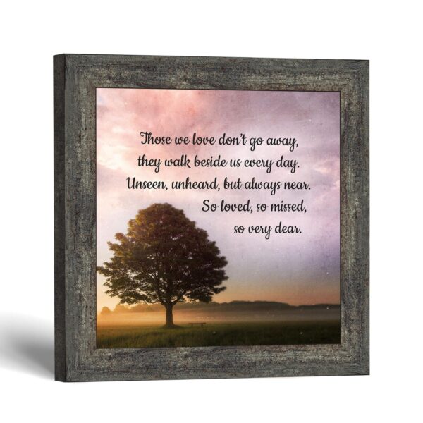 Those We Love framed print - memorial poem by Crossroads Home Decor