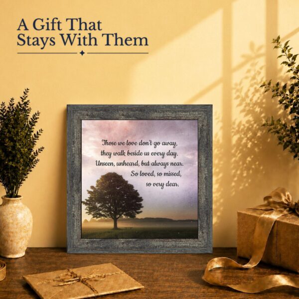 Sympathy gift - framed print for loss of a loved one