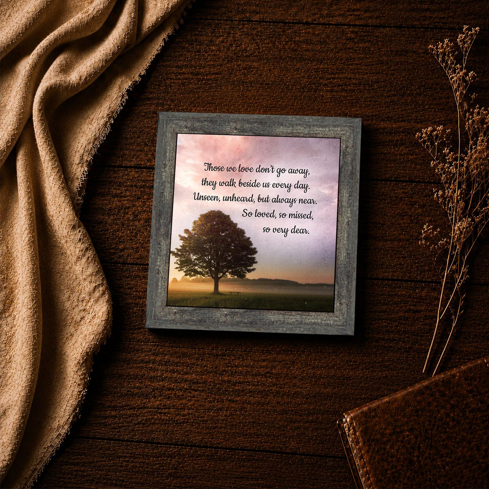 Those We Love framed print - memorial inspirational wall art