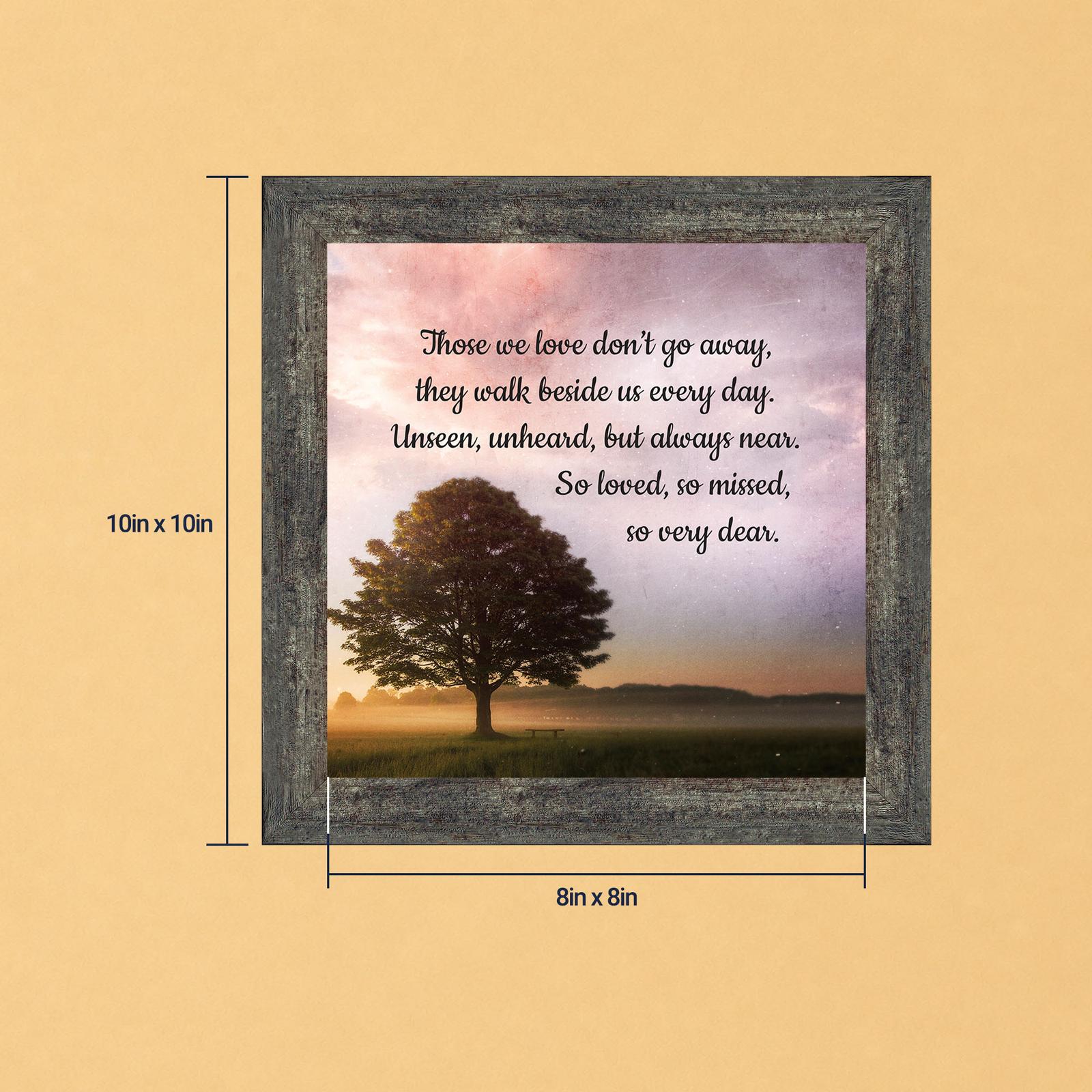 Those We Love framed print - memorial poem by Crossroads Home Decor