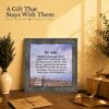 Memorial gift - framed print for loss of a mother or sister