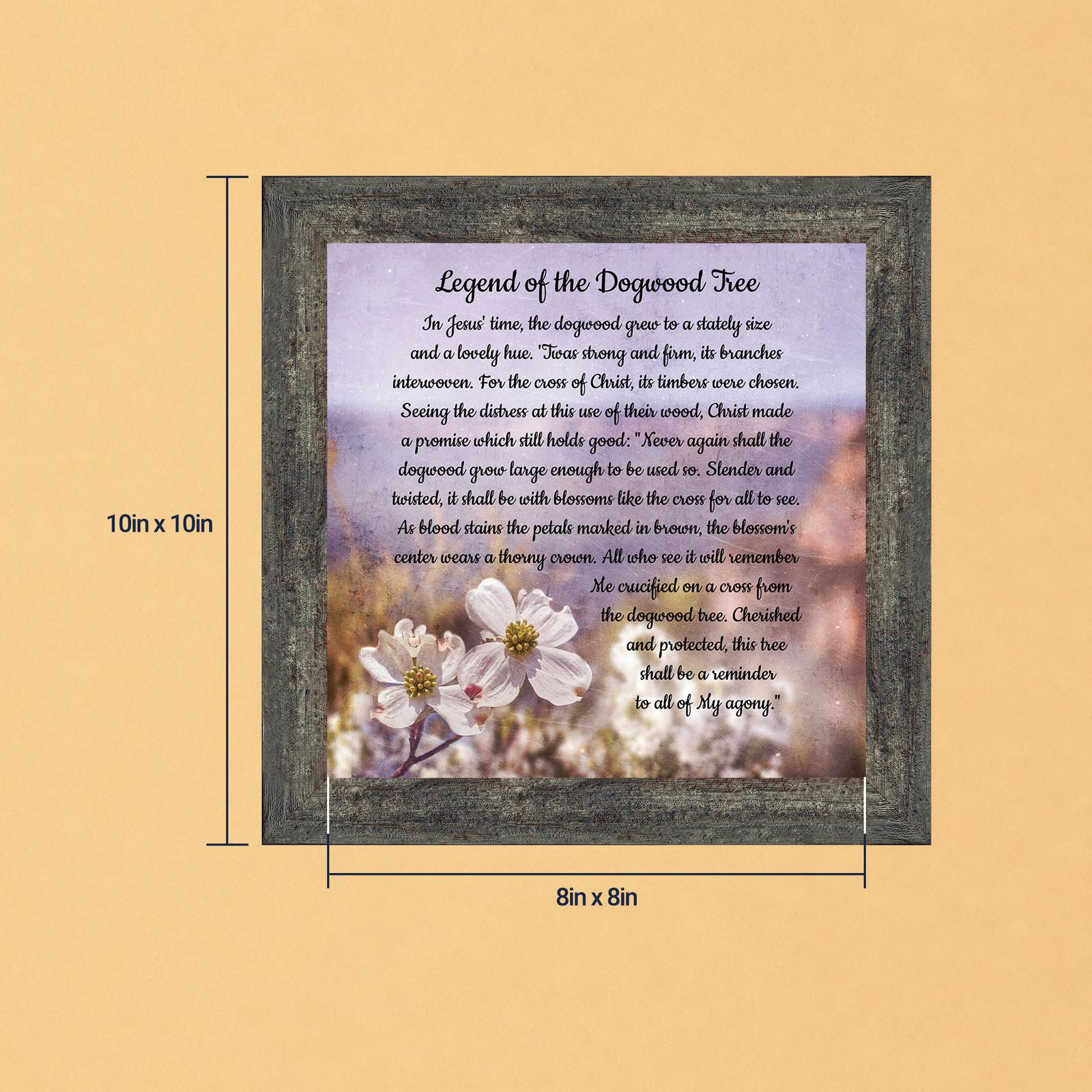 Legend of the dogwood tree framed print by Crossroads Home Decor