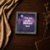 I Love You to the Moon and Back framed print - romantic inspirational wall art