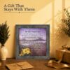 The Sister I Found in You gift - framed print for a sister-in-law