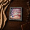 Paramedic's Prayer framed print - patriotic inspirational wall art