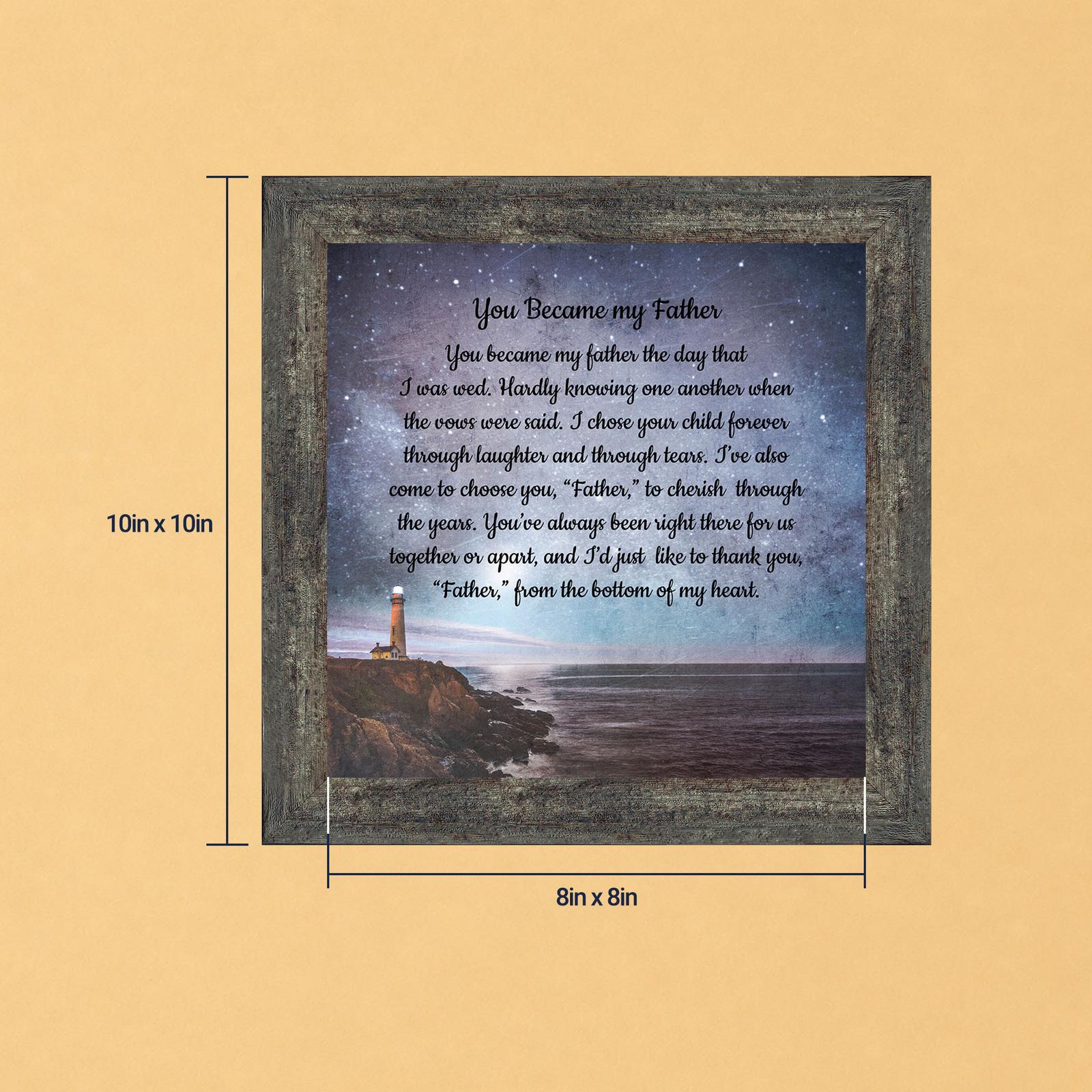 Father in law framed print by Crossroads Home Decor