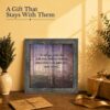 Leave a Trail gift - framed print for a graduate or coworker