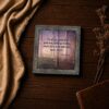 Leave a Trail quote closeup - motivational framed wall art