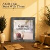 For This Child We Have Prayed gift - framed print for new parents