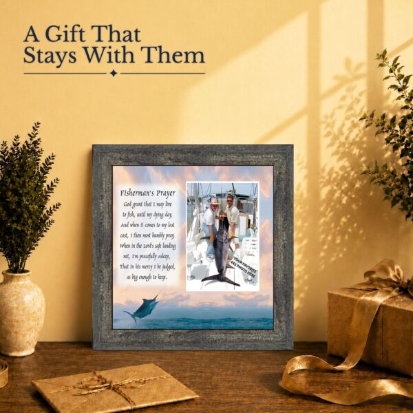 Deep sea fishing gift - picture frame for the offshore angler in the family