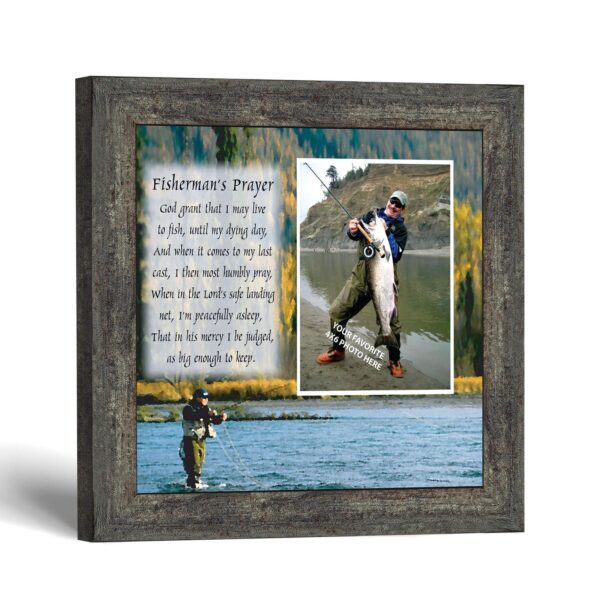 Fly fishing picture frame - Fisherman's Prayer by Crossroads Home Decor