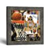 Basketball player picture frame with photo opening by Crossroads Home Decor