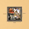Basketball player picture frame with photo opening by Crossroads Home Decor