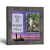 Bass fishing picture frame - This Is My Happy Place by Crossroads Home Decor