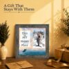 Deep Sea Fishing Happy Place gift - picture frame for anglers and fishermen