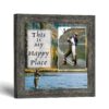 Fly Fishing Happy Place framed print - This Is My Happy Place by Crossroads Home Decor
