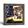 9752BW-1 It’s Not the Destination, It’s the Journey Picture Frame - Motorcycle Flag Sunset by Crossroads Home Decor
