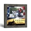It’s Not the Destination, It’s the Journey Photo Frame - Landscape Opening, Motorcycle Flag Sunset by Crossroads Home Decor