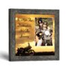 Motorcycle Sunset Picture Frame - It’s Not the Destination, It’s the Journey by Crossroads Home Decor