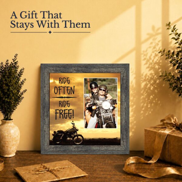 Ride Often Ride Free gift - framed print for the rider in your life