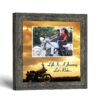 Biker picture frame - Life Is a Journey landscape photo opening by Crossroads Home Decor