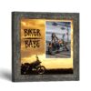 Biker Babe framed print - Biker Babe by Crossroads Home Decor