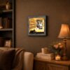 La vida es una travesia, manejemos framed wall art displayed in a den or office