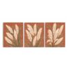 Terracotta Pampas canvas print - 3-Piece Pampas Grass Canvas Wall Art Set by Crossroads Home Decor