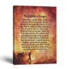 Firefighters Prayer canvas print, firefighter tribute by Crossroads Home Decor