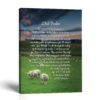 Psalm 23 canvas print - The Lord Is My Shepherd Psalm 23 by Crossroads Home Decor