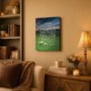 Psalm 23 canvas wall art displayed in a living room or entryway