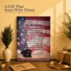 Police department gift - canvas print for a precinct house or academy class